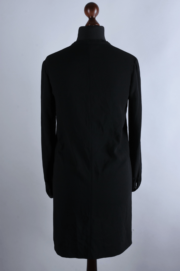 Burberry Women's Burberry Brit Black Pleated Midi Dress Size M Size M / US 6-8 / IT 42-44 - 3 Thumbnail