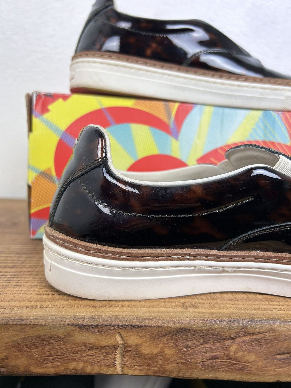 Maison Margiela MM22 Artisanal Maison Margiela Leather Print Slip On Low Top Size US 8 / IT 38 - 5 Thumbnail