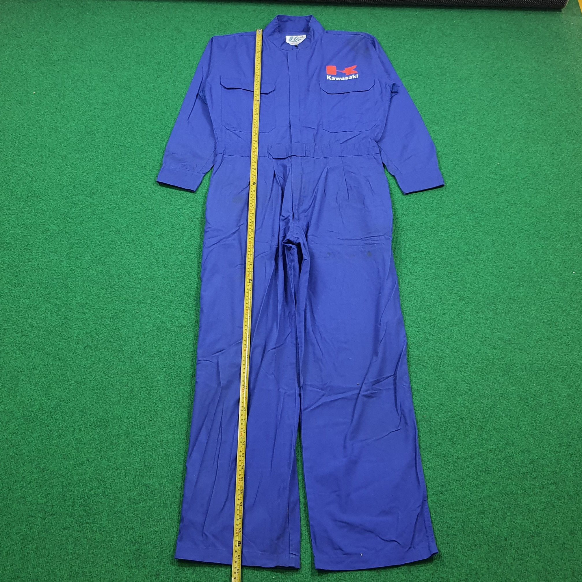 Japanese Brand Vintage Kawasaki Japan Motors Workwear Coverall C308N23 Size US M / EU 48-50 / 2 - 4 Thumbnail