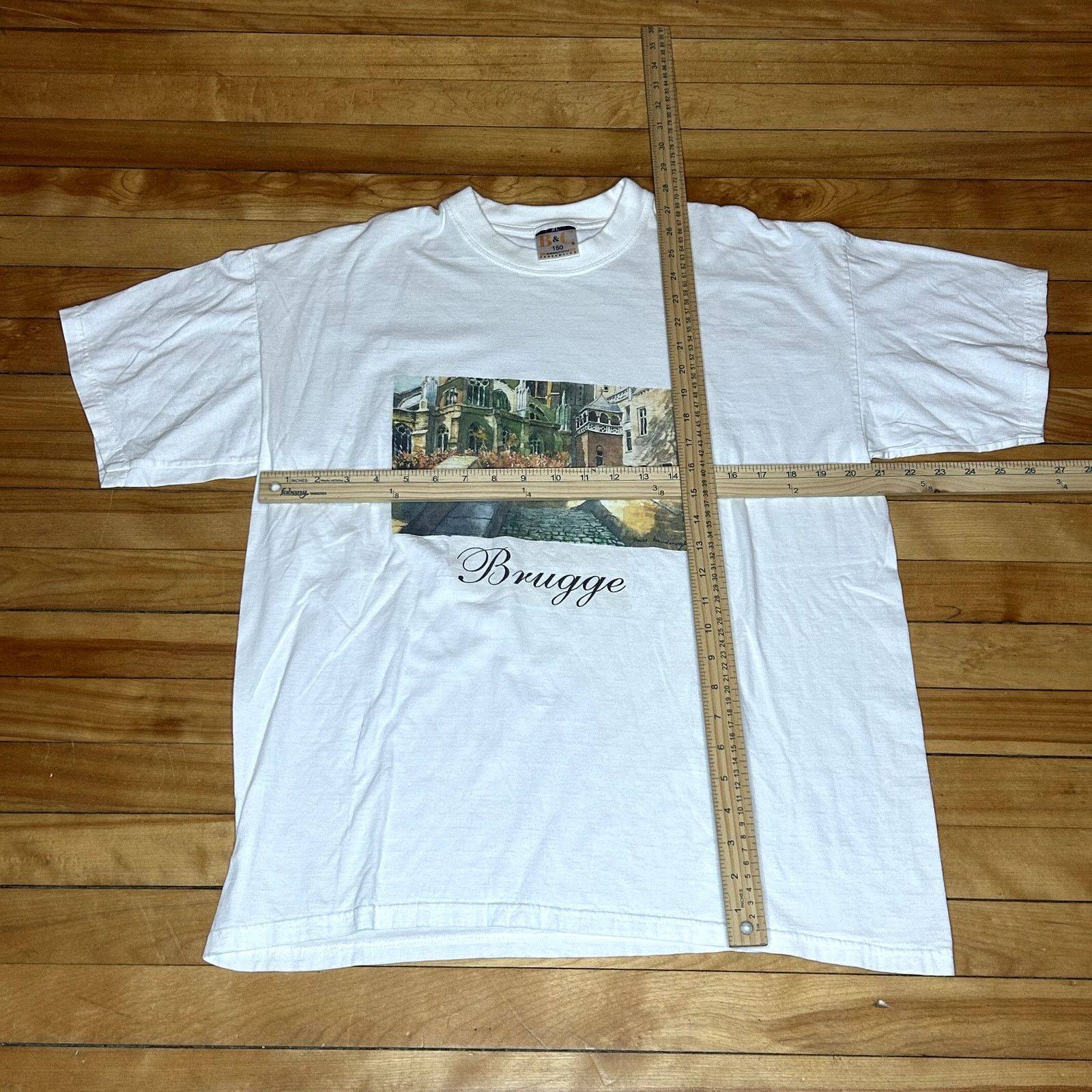 Vintage Y2K Brugge Art T-Shirt XL Size US XL / EU 56 / 4 - 3 Thumbnail