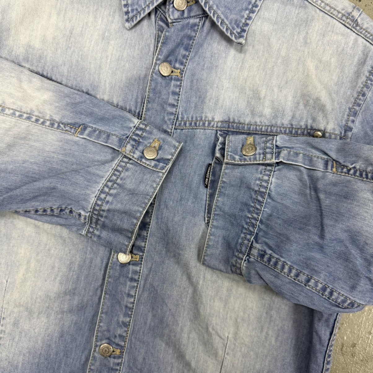 Tornado Mart Zero by Tornado Mart Western Denim Button Ups Size US M / EU 48-50 / 2 - 4 Thumbnail