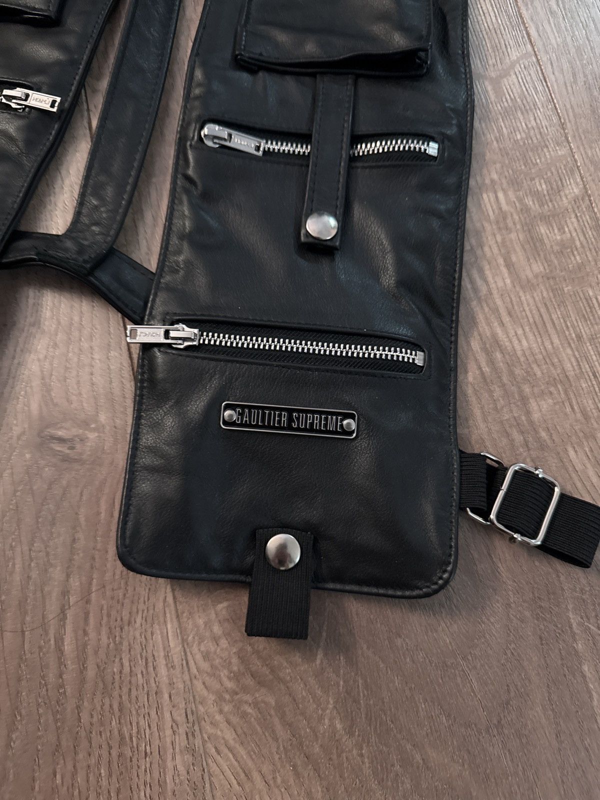 Jean Paul Gaultier × Supreme Schott Leather Holster | Grailed