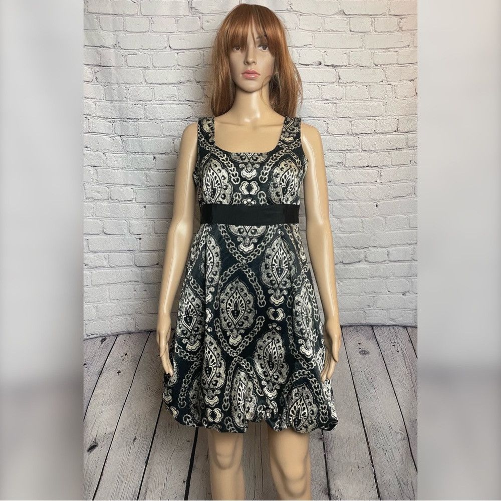 Moschino Moschino Jeans Black And Beige Donna Bubble Dress Size 6 Size M / US 6-8 / IT 42-44 - 1 Thumbnail