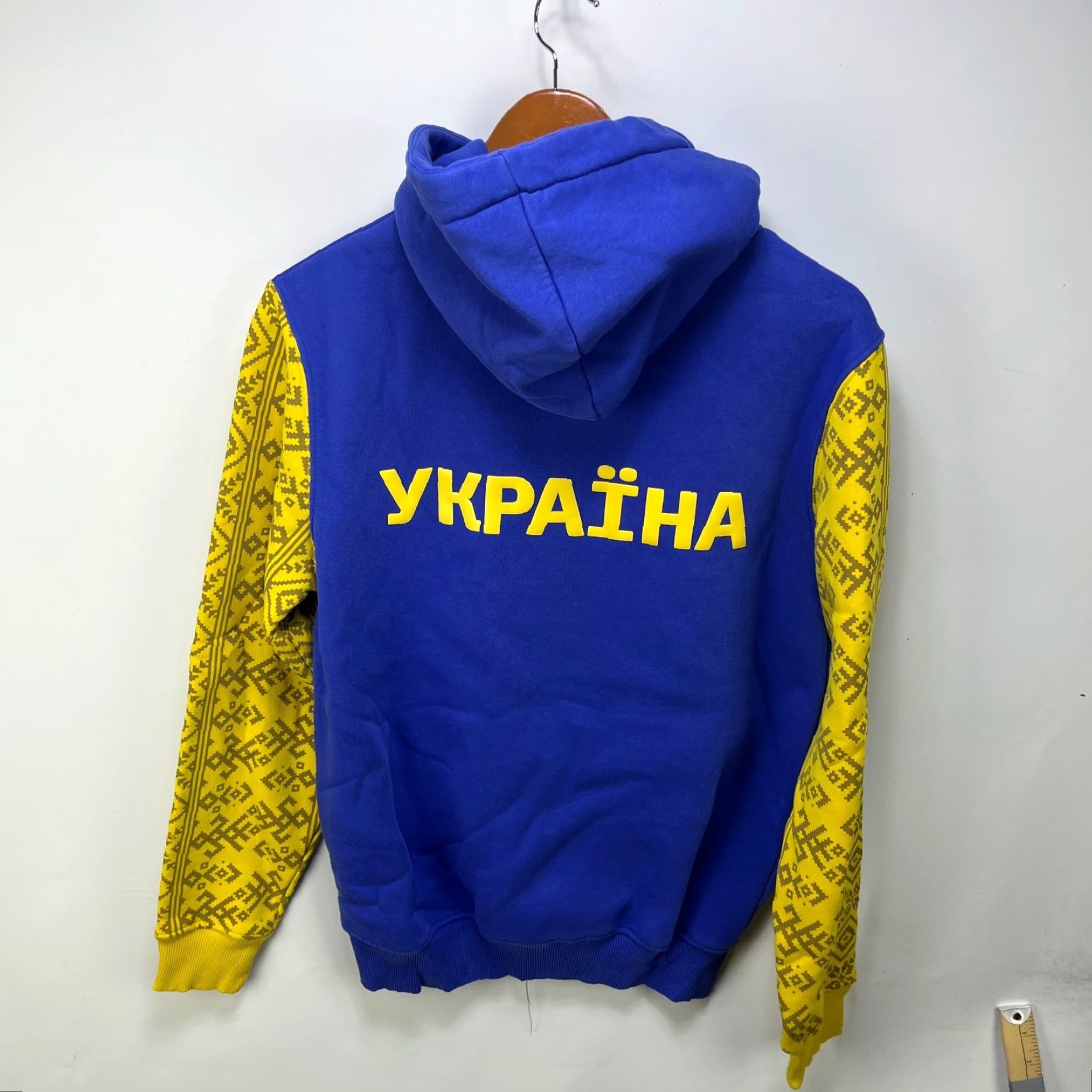 Vintage VINTAGE Ukraine Zip Up Hoodie Small Crest Liita Shirt Mens S Blue Cotton Regular Full Zip Winter Spring Fall Size US S / EU 44-46 / 1 - 3 Thumbnail