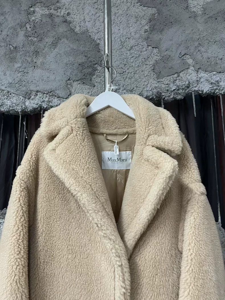 Max Mara Max Mara Gold Button Teddy Coat Size S / US 4 / IT 40 - 3 Thumbnail