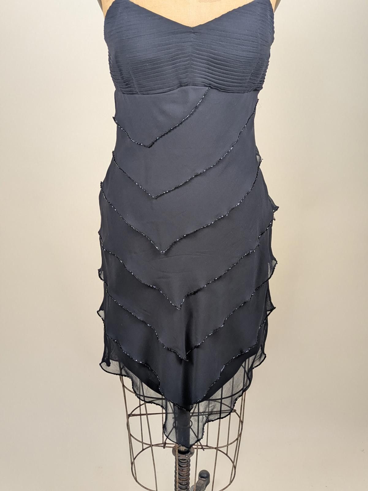 Other Y2K / 2000's Sue Wong silk black dress Size S / US 4 / IT 40 - 4 Thumbnail