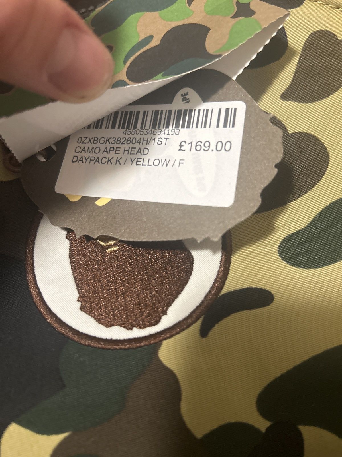 Bape 1st Camo Ape Head Daypack Size ONE SIZE - 9 Thumbnail