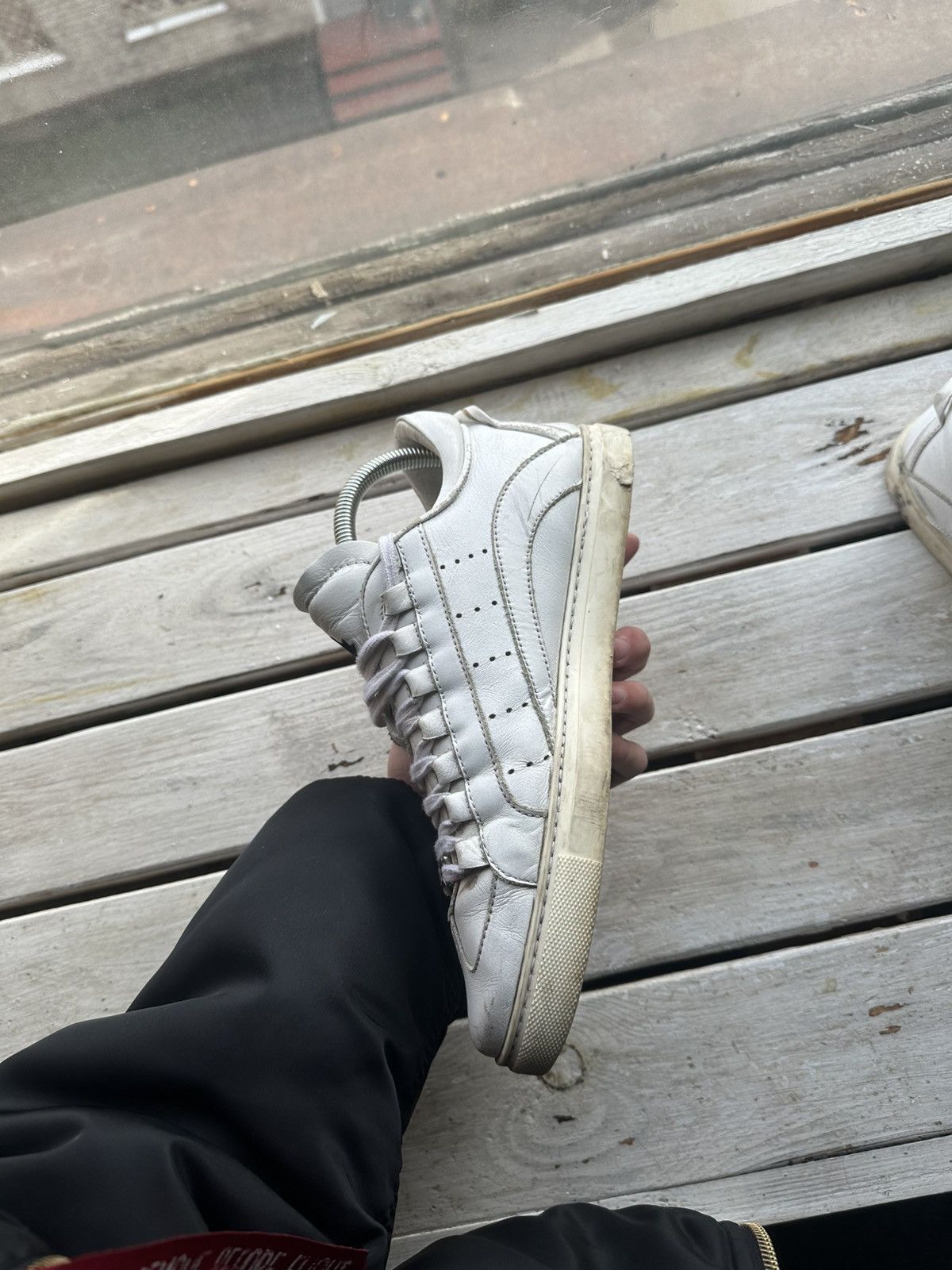 Dsquared2 × Vintage 🚨Vintage DSQUARED D2 Born To Rebel Italian Designer Sneakers Size US 8 / EU 41 - 4 Thumbnail