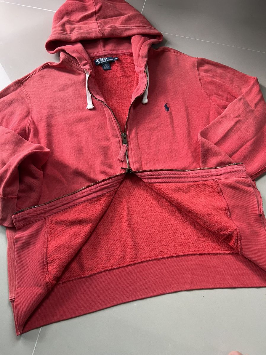 Polo Ralph Lauren Faded Polo Ralph Lauren Zip Up Hoodie Size US L / EU 52-54 / 3 - 7 Thumbnail