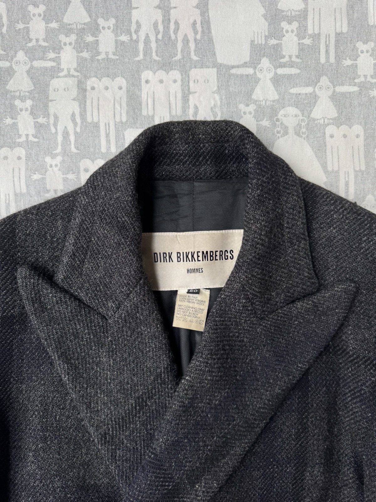 Dirk Bikkembergs Dirk Bikkembergs AW95 Cargo Double Breasted Wool Blazer Size US M / EU 48-50 / 2 - 2 Thumbnail