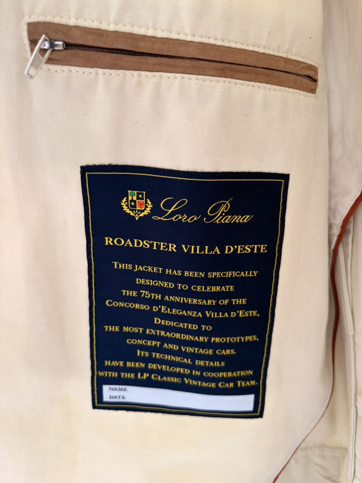 Loro Piana Loro Piana ROADSTER VILLA D'ESTE Jacket Size US L / EU 52-54 / 3 - 2 Thumbnail