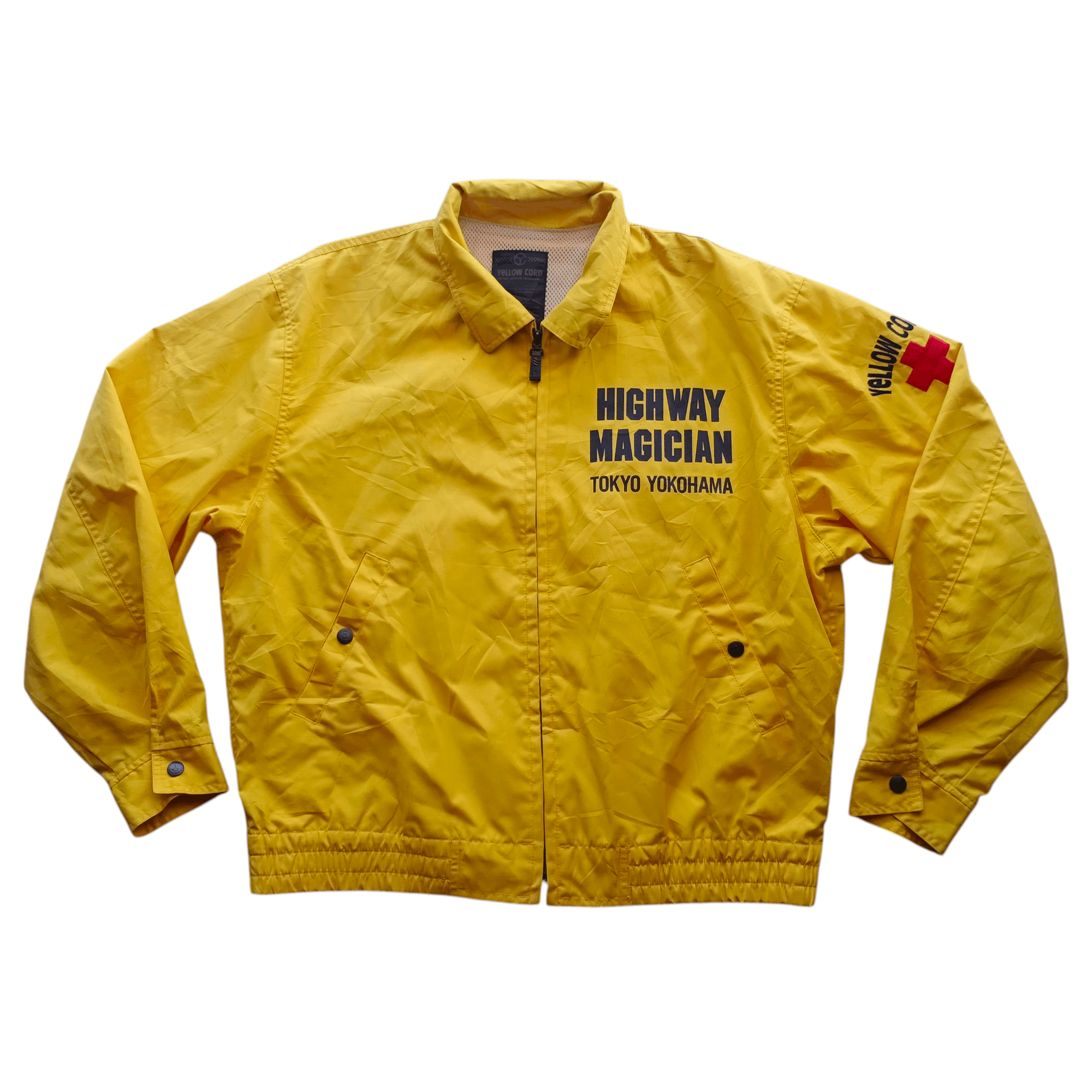 YELLOW CORN Vintage Yellow Corn Jacket Sledge Hammer Highway