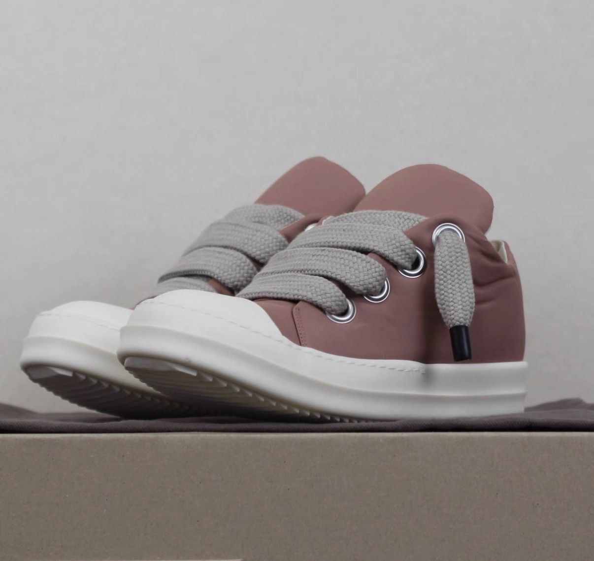Rick Owens Rick Owens DRKSHDW Thick-Lace Puffer Sneakers Size US 6.5 / EU 39-40 - 1 Thumbnail