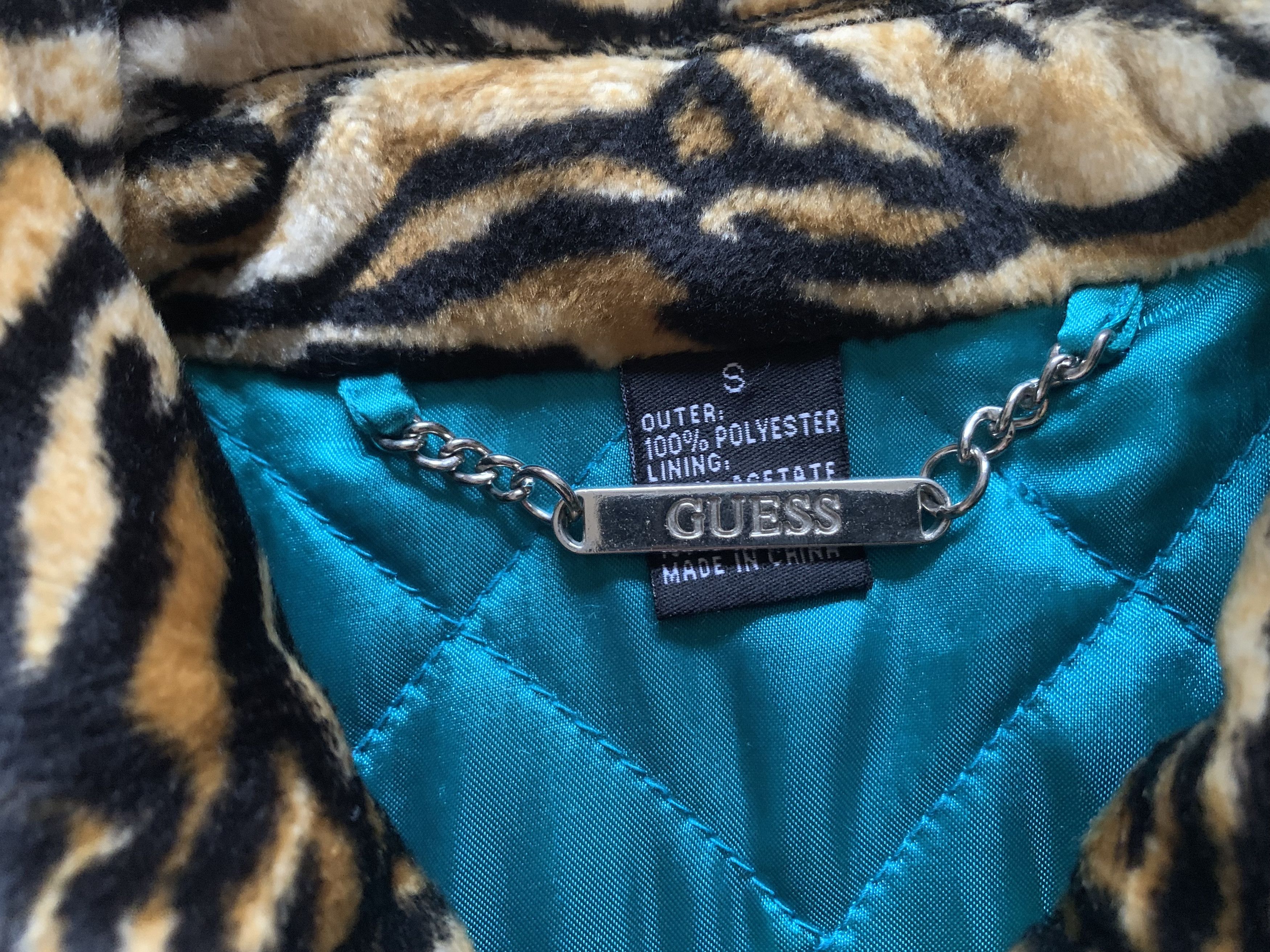 Guess Guess Tiger Print Faux Fur Coat Size S / US 4 / IT 40 - 8 Thumbnail