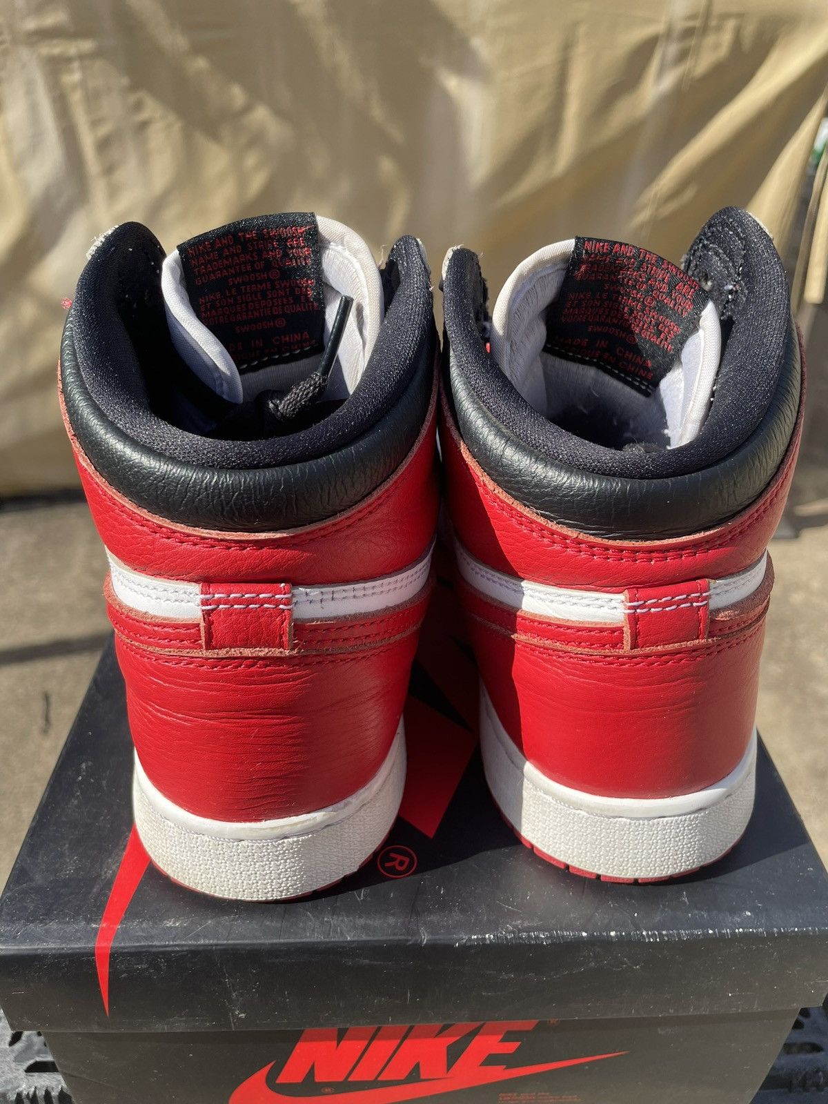 Jordan Brand Jordan 1 Retro High OG Heritage Size US 6.5 / EU 39-40 - 4 Thumbnail