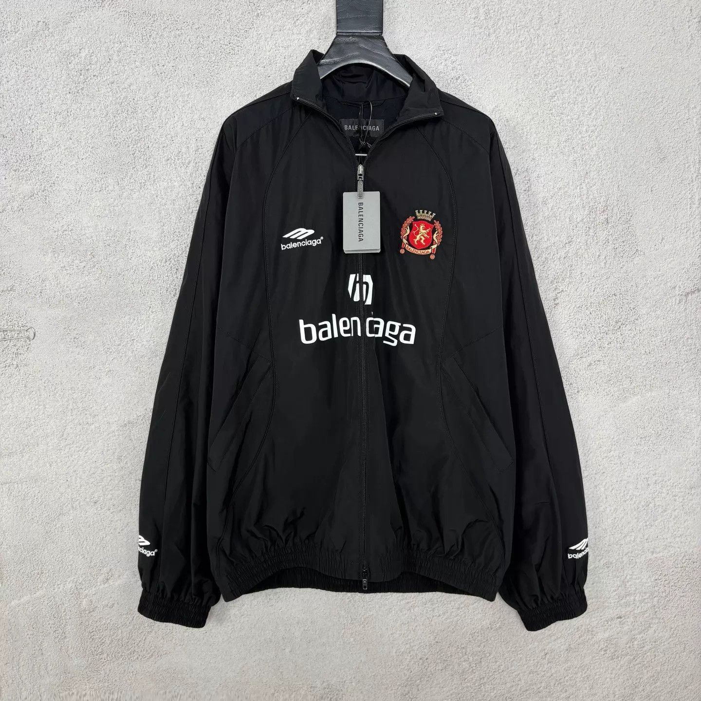 Balenciaga Soccer Zip Up Tracksuit Jacket | Grailed