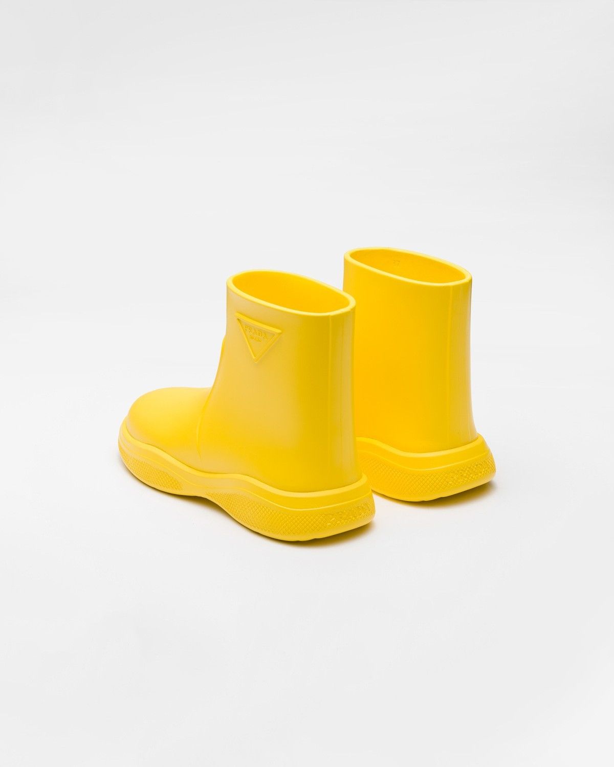 Prada o1B3y1r0226 Rubber Booties in Yellow Size US 9 / IT 39 - 5 Thumbnail