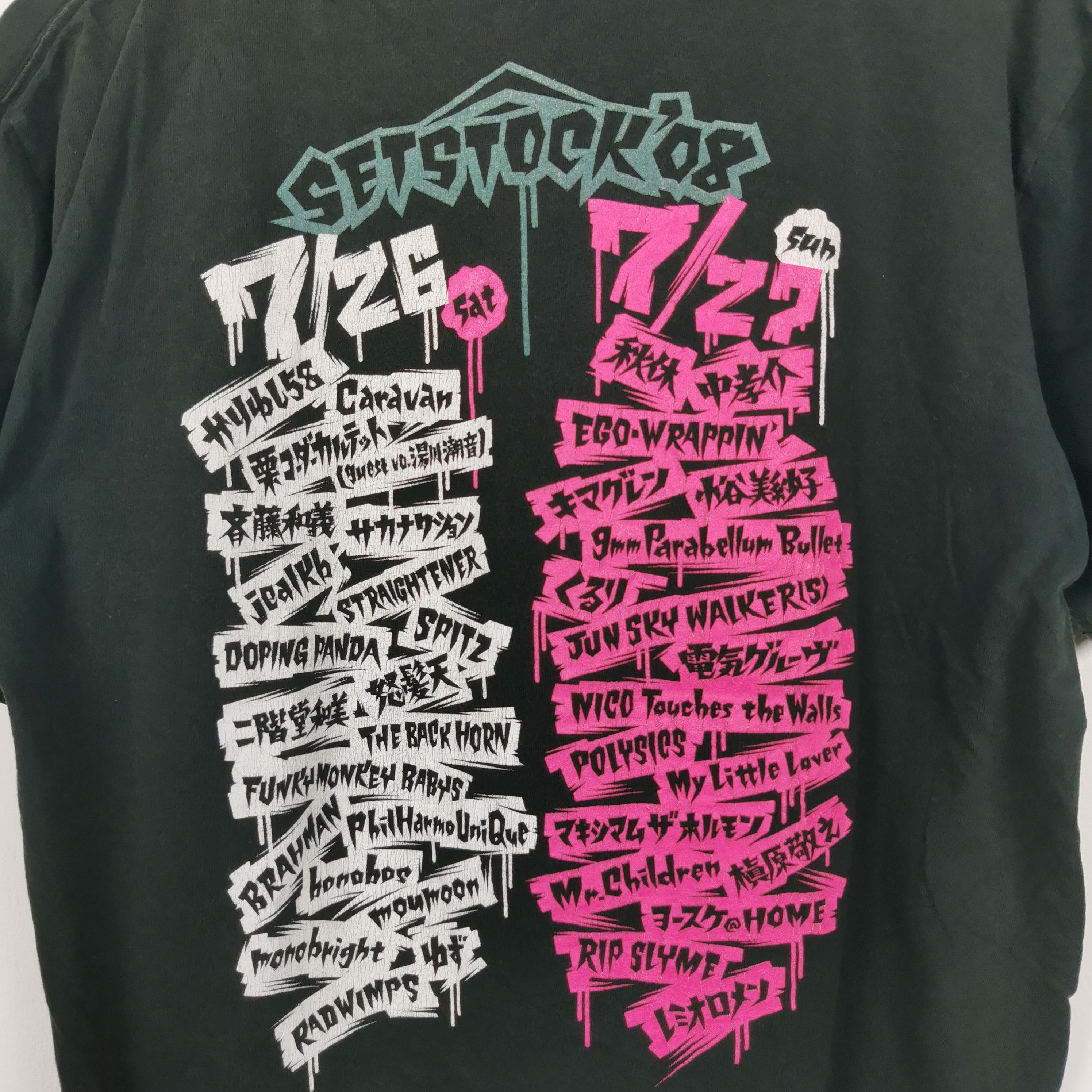 Vintage Vintage Set Stock Tour T-Shirt Japanese Nude Crewneck Tees Size US L / EU 52-54 / 3 - 8 Thumbnail