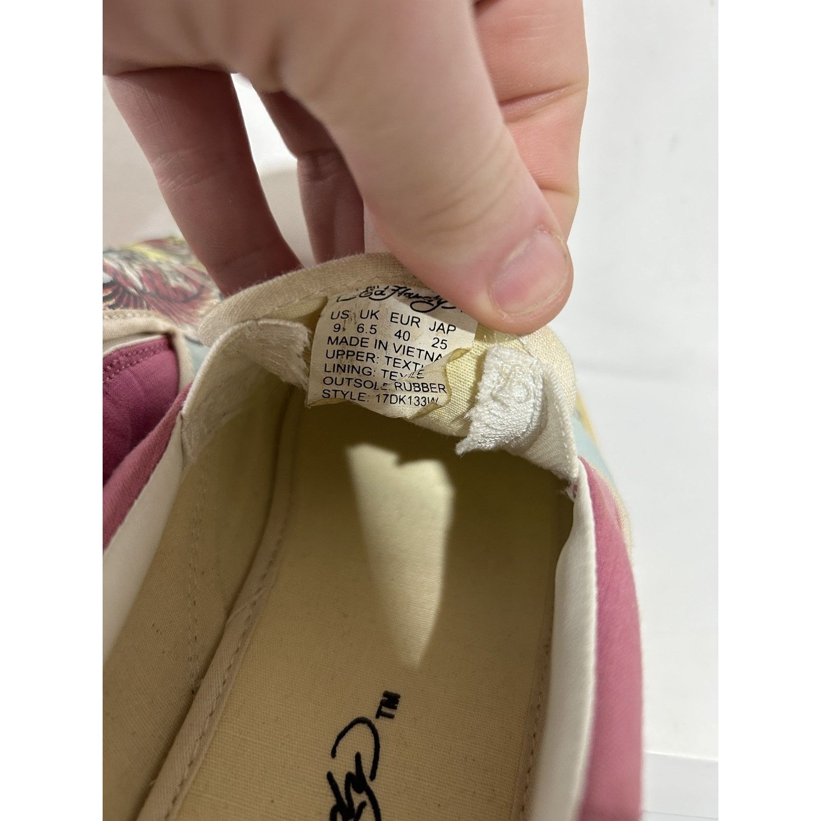 Ed Hardy ED HARDY KOI FISH SLIP ON SNEAKER SIZE 9W 7.5MENS BRAND NEW Size US 9 / IT 39 - 7 Thumbnail
