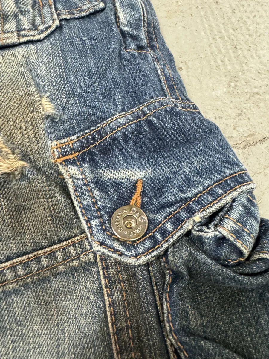 Dolce & Gabbana AW2005 Dolce & Gabbana Destroyed Cargo Denim Jeans Size US 33 - 7 Thumbnail