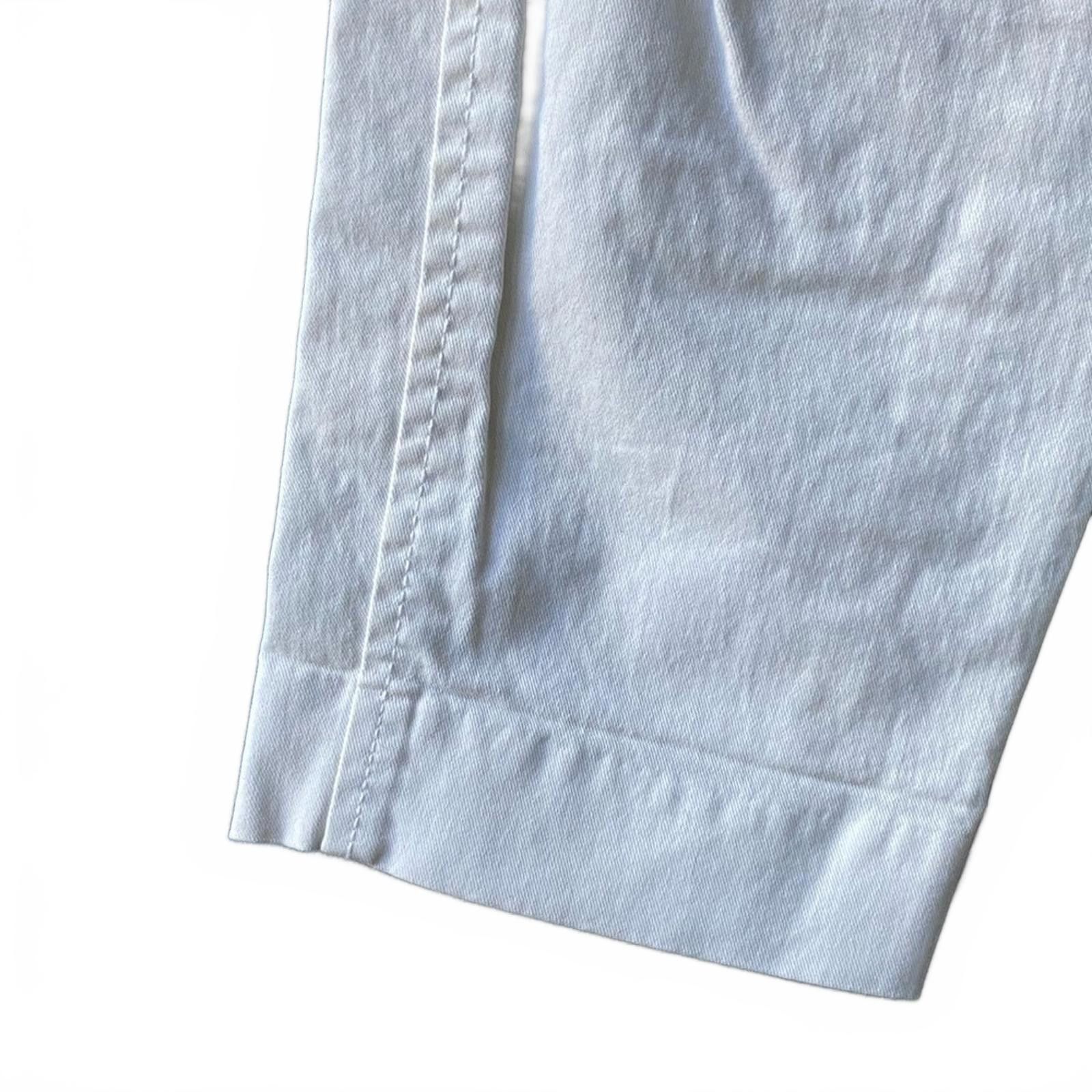 Old Navy Old Navy White Denim Pixie Pant Size 4 Size 27" / US 4 / IT 40 - 4 Thumbnail