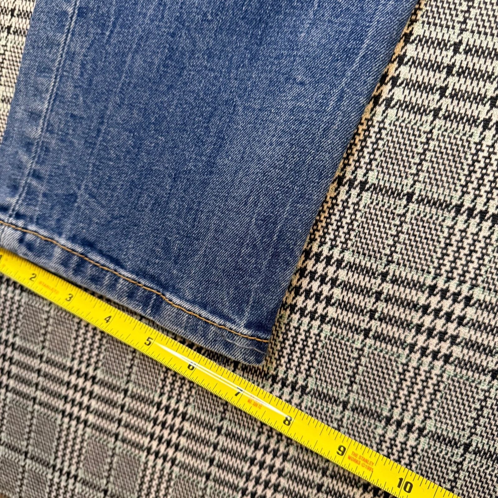 Levi's Levi's 502 Men's Jeans Blue Denim Straight Fit Stretch 31x32 Size US 31 - 7 Thumbnail