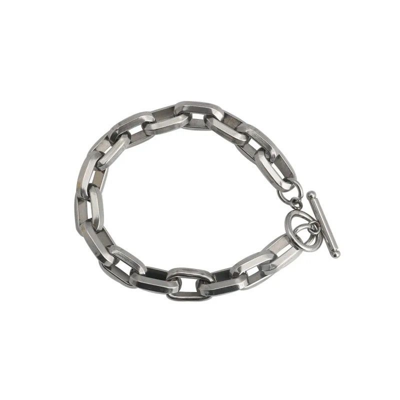 Jewelry Chain Link Bracelet Goth Punk Jewelry Style Fashion Cyber Size ONE SIZE - 3 Thumbnail