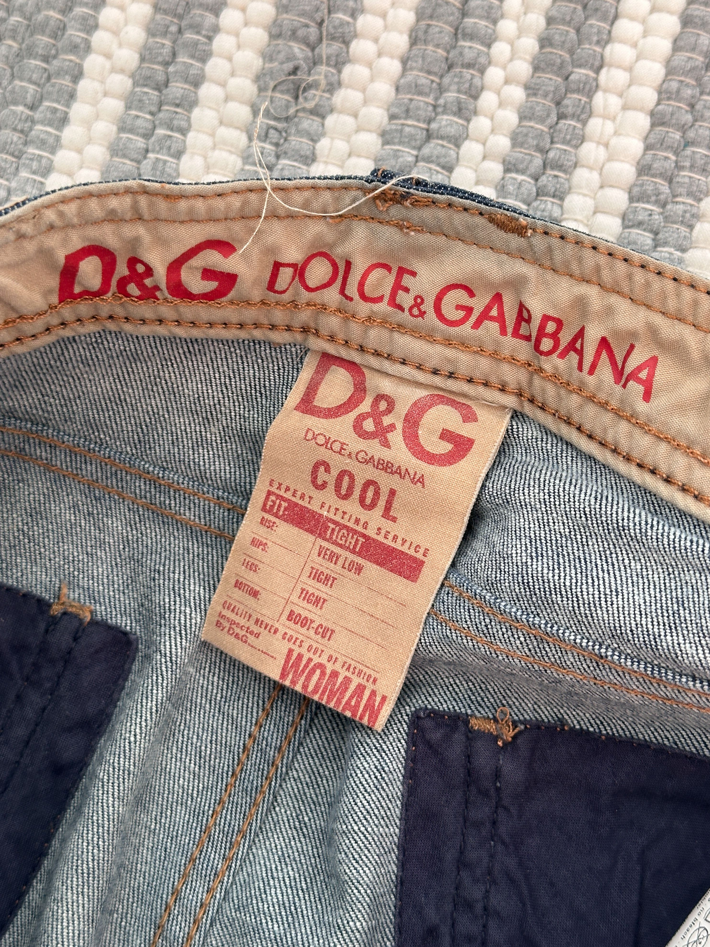 Dolce & Gabbana Vintage Dolce & Gabbana D&G Cool Denim Jeans Size 29" - 8 Thumbnail