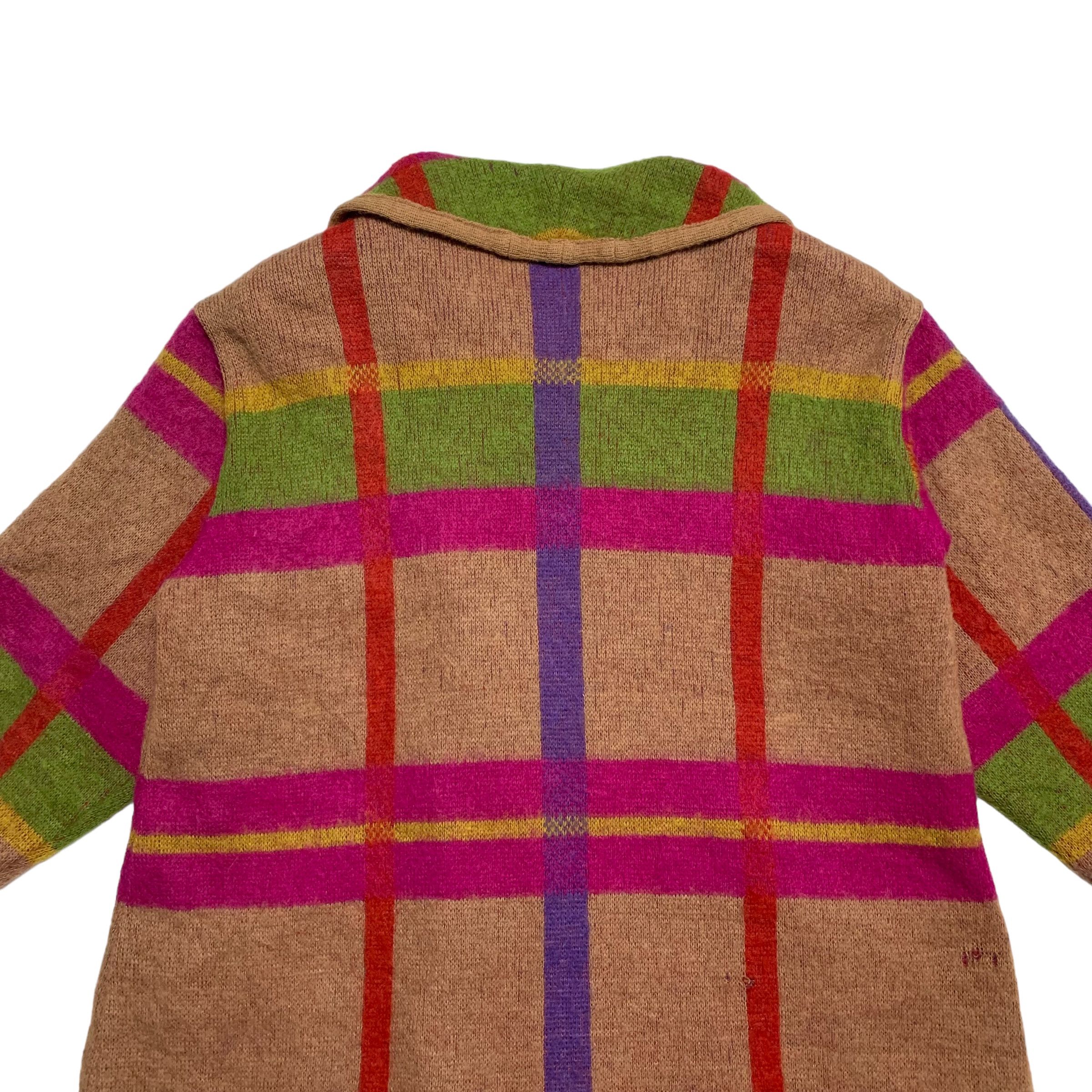 Lancel Lancel Paris Multicolor Tartan Double Breast Wool Coat Size M / US 6-8 / IT 42-44 - 8 Thumbnail