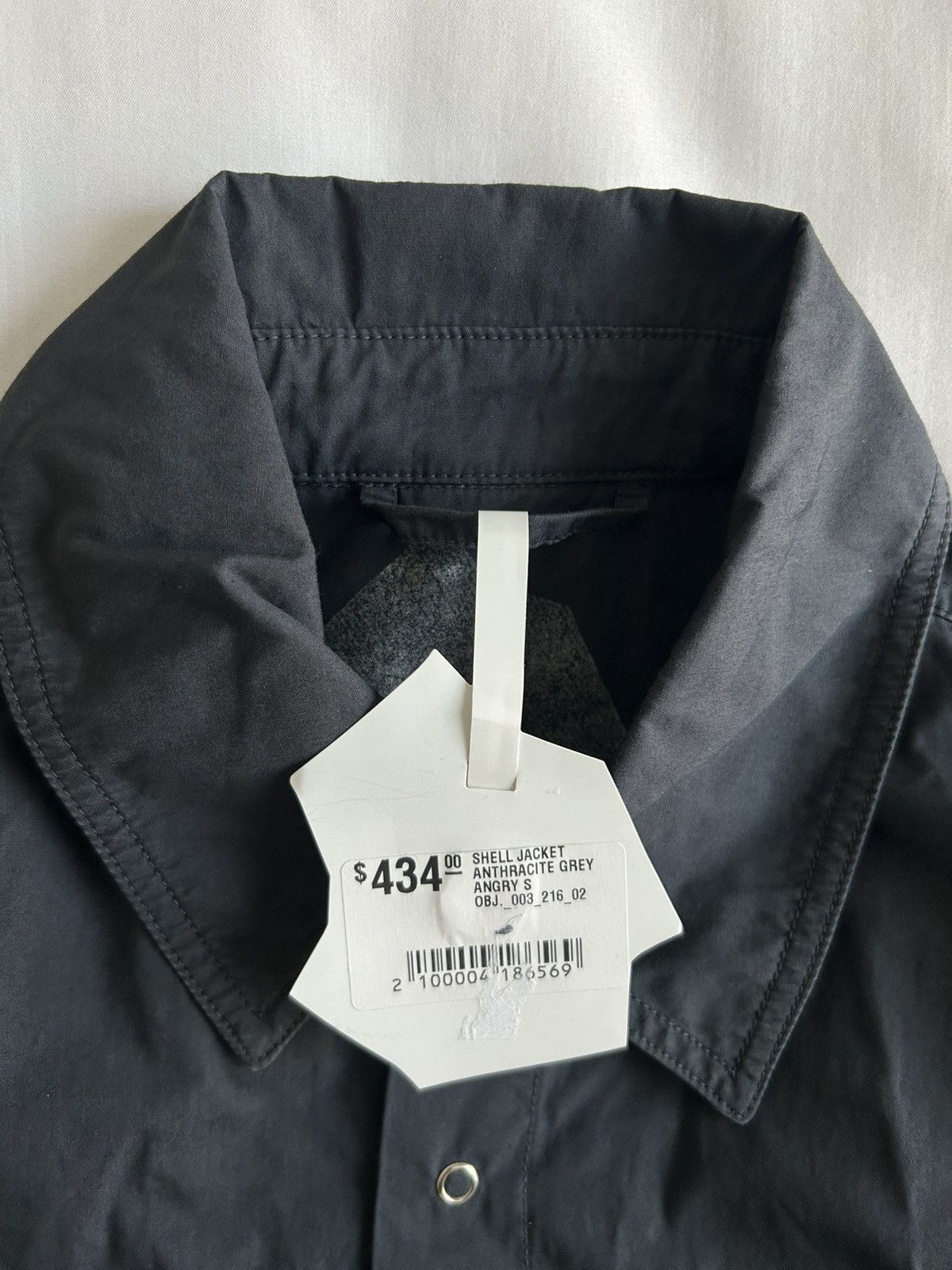 Other Objects IV Life Shell Jacket Anthracite Grey Size US S / EU 44-46 / 1 - 6 Thumbnail