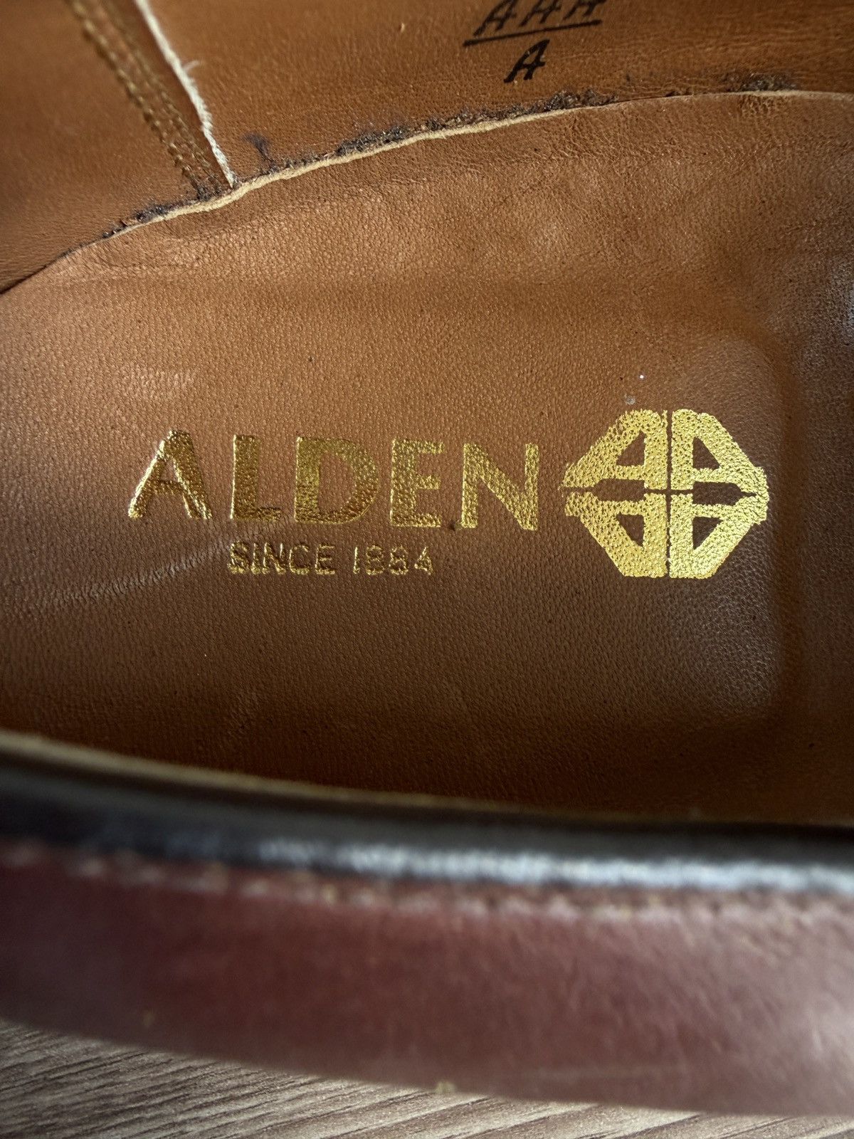 Alden Plain toe Blucher Size US 12 / EU 45 - 10 Thumbnail
