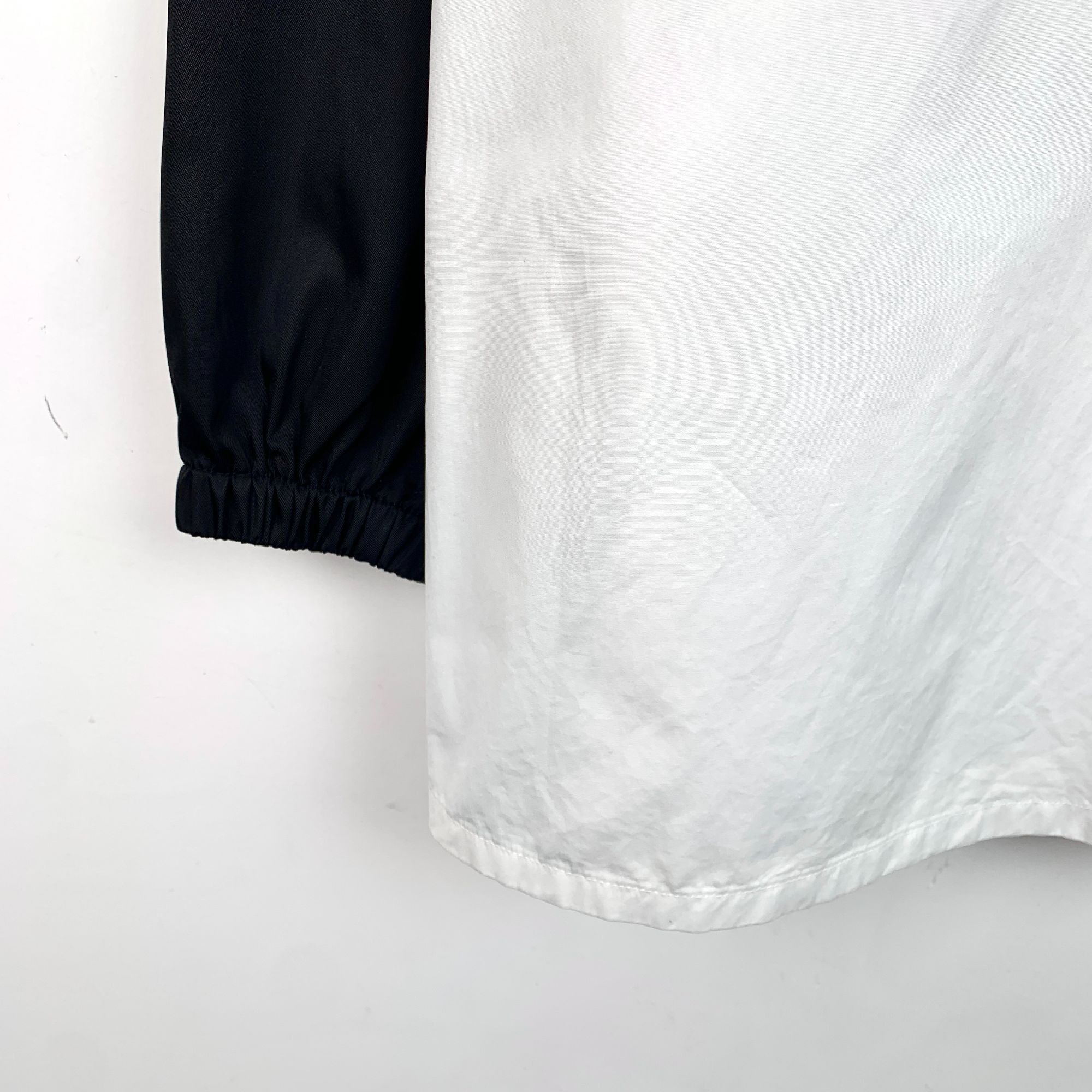 Prada Prada Two-Tone Button-Up Shirt White & Black Long Sleeve Cot Size US S / EU 44-46 / 1 - 4 Thumbnail