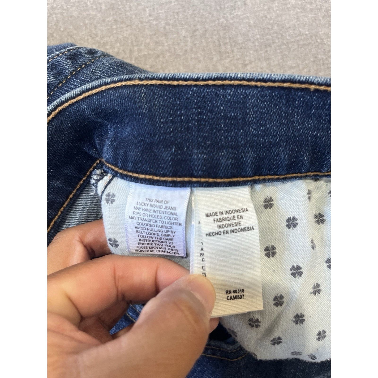 Lucky Brand Lucky Brand Jeans Men's Size 40x32 Blue Dark 363 Straight Size US 40 / EU 56 - 6 Thumbnail