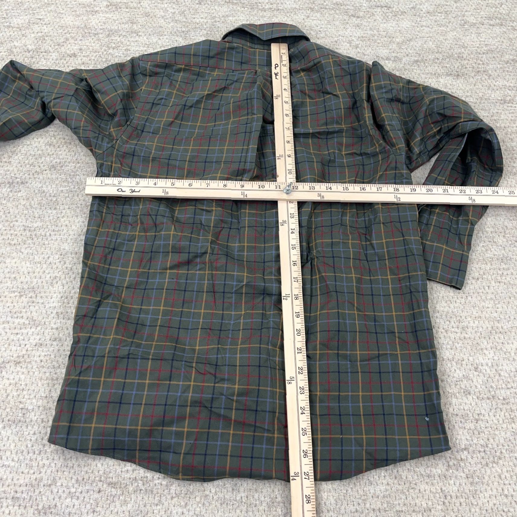 Brooks Brothers Brooks Brothers Flannel Shirt Green Plaid Button-Up Men Small Regular Fit Size US S / EU 44-46 / 1 - 6 Thumbnail