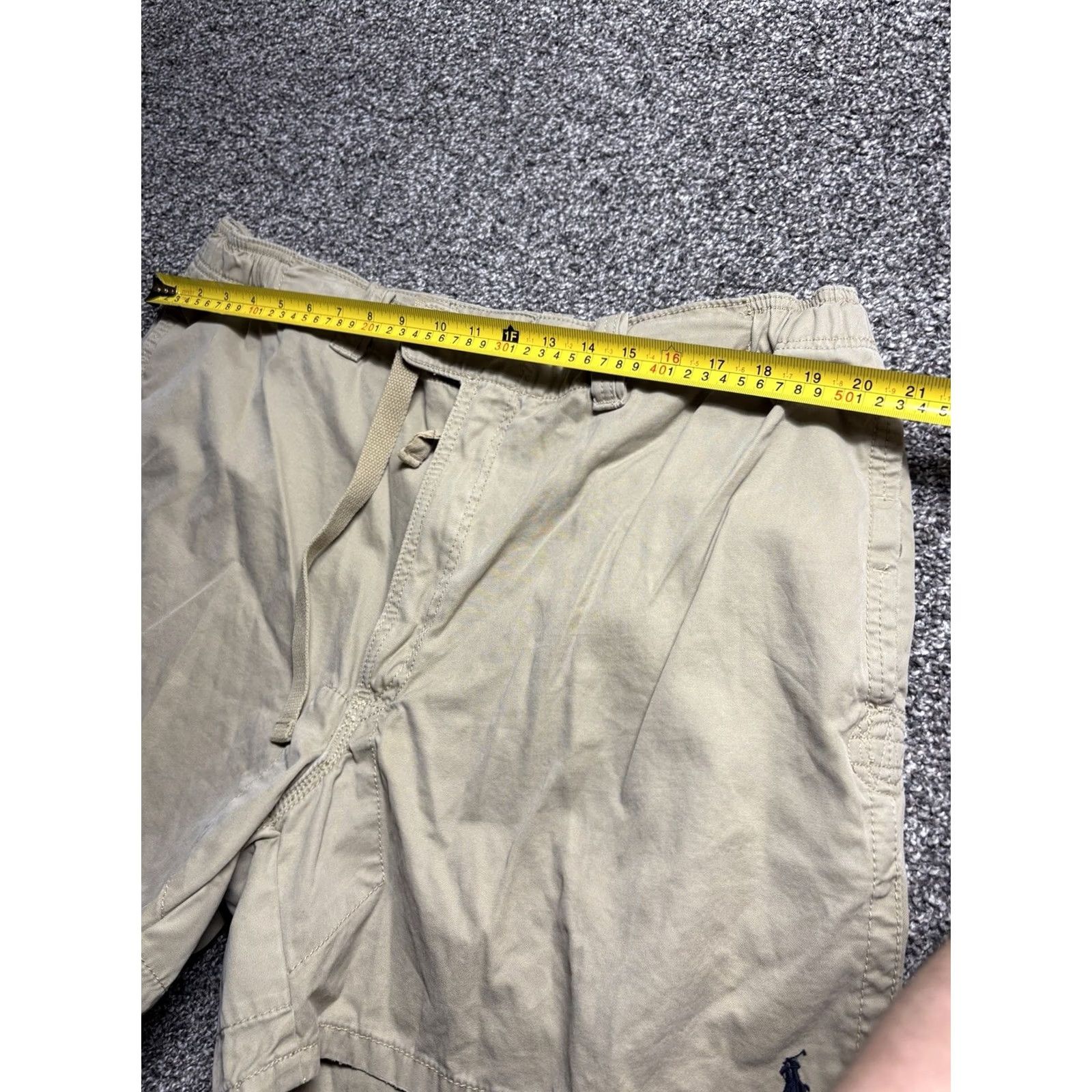 Polo Ralph Lauren Ralph Lauren Military Shorts Mens 1XB Brown Paratrooper Cotton Chino Zip Front Flat Front Pockets Casual 40 Regular Size 40 6in Inseam Size US 40 / EU 56 - 3 Thumbnail