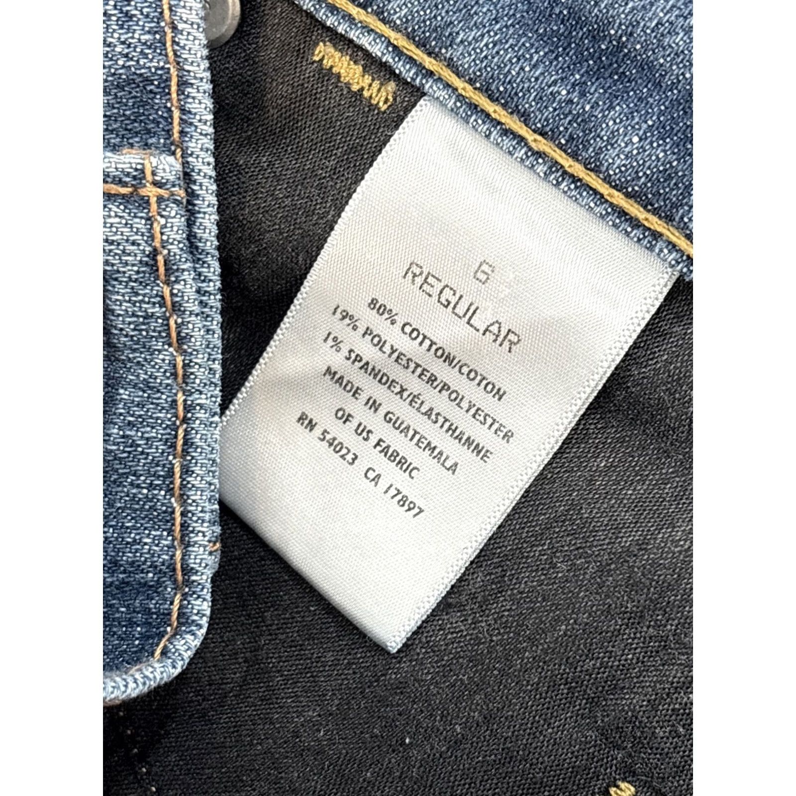 Old Navy VINTAGE Old Navy Jeans Womens 32x30 Medium Wash Low Rise Distressed Bootcut 90s Y2K Men/Women Size 24" / US 00 / IT 34 - 7 Thumbnail
