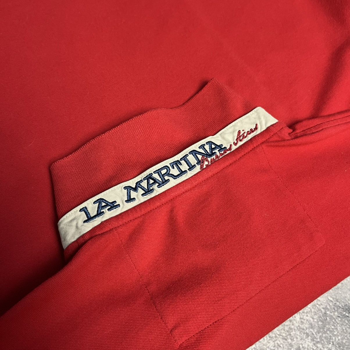 La Martina × Vintage Vintage La Martina #2 Red Polo Y2K Streetwear Designer Size US XXL / EU 58 / 5 - 7 Thumbnail