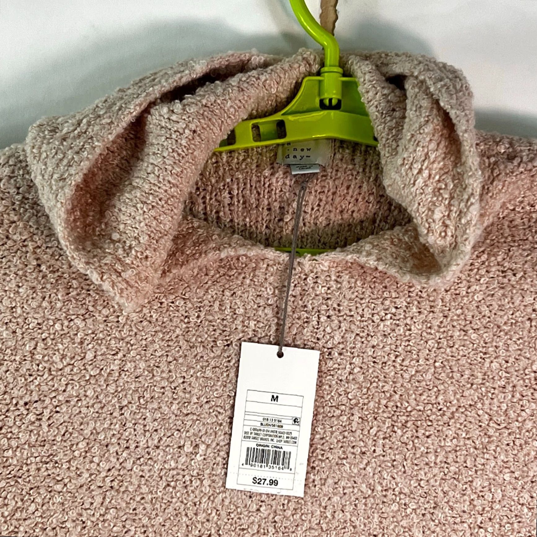 Vintage A New Day Womens Sweater SZ M NWT Beige Cowl Turtleneck Long Sleeve Casual Wool Size M / US 6-8 / IT 42-44 - 2 Thumbnail