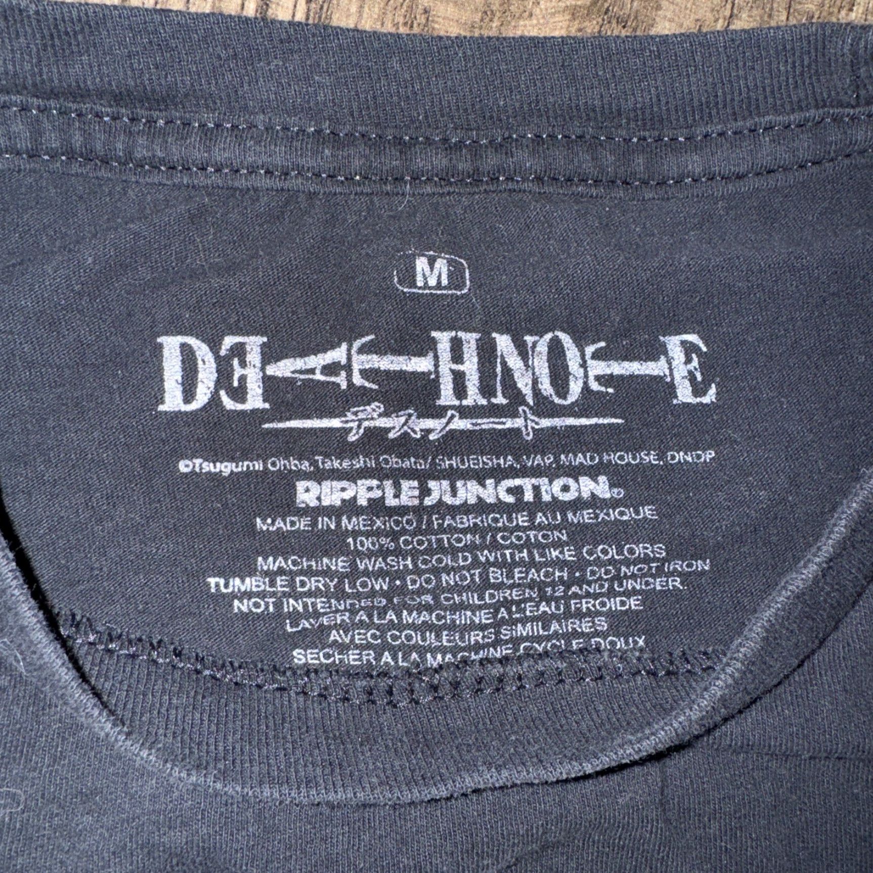 Ripple Junction **Ripple Junction Anime Death Note T-Shirt Medium Black** User: Ripple Junction Anime Death Note T-Shirt Medium Black Size US M / EU 48-50 / 2 - 3 Thumbnail
