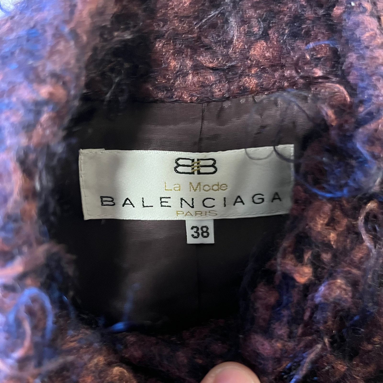 Balenciaga Balenciaga Men’s Black Llama Wool Blazer – Made in Italy Size US M / EU 48-50 / 2 - 7 Thumbnail