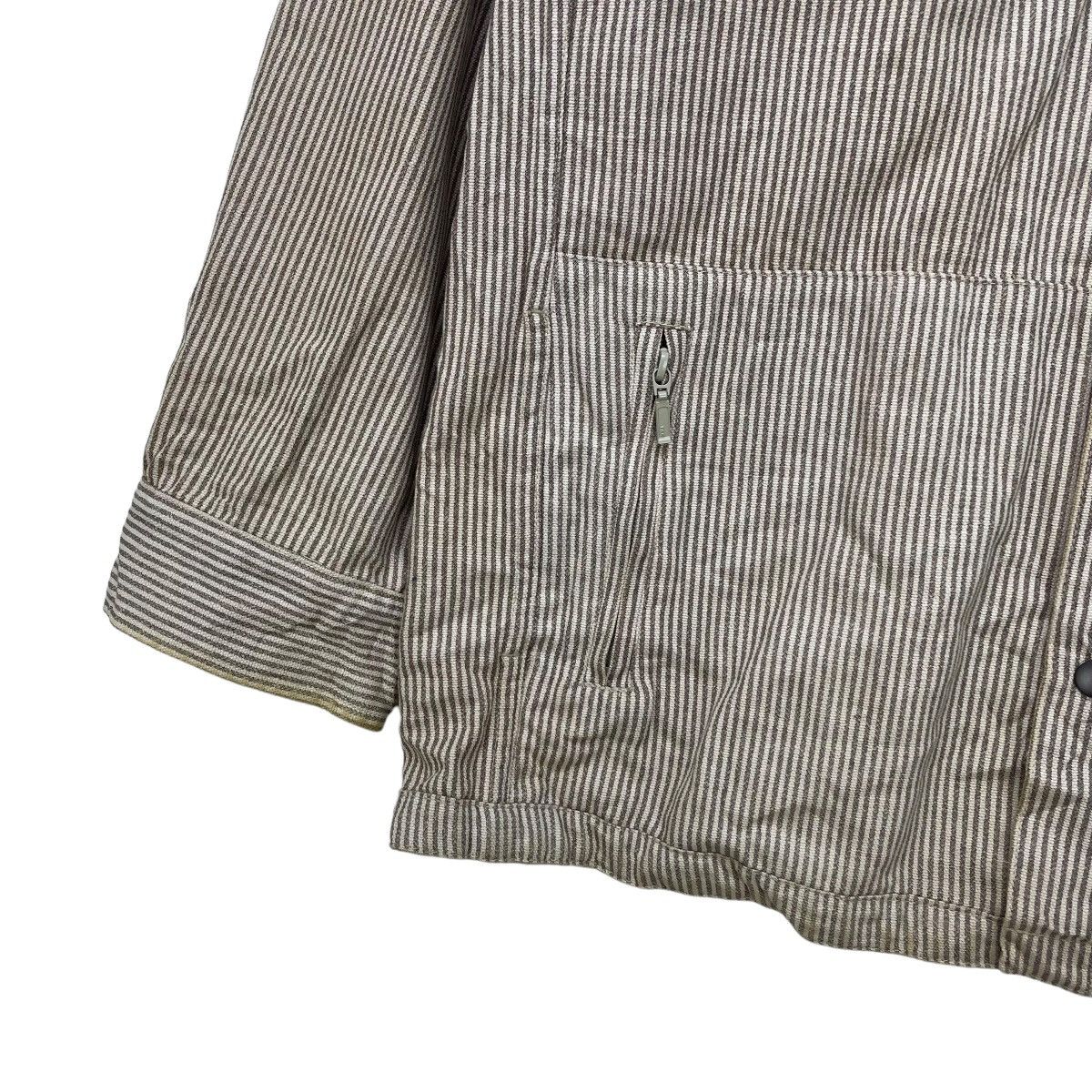 Chaps Ralph Lauren × Ralph Lauren × Vintage 💥Vintage Chaps Reversible Worker Hikory Stripe Jacket Size US M / EU 48-50 / 2 - 7 Thumbnail