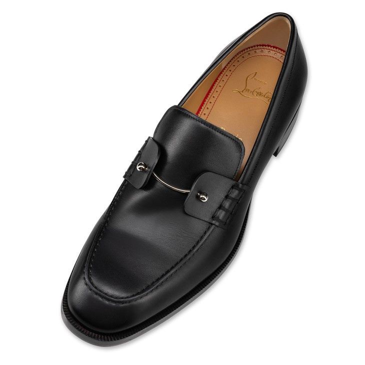 Christian Louboutin o1bcso1str1024 No Penny Flat in Black Size US 10 / EU 43 - 3 Thumbnail