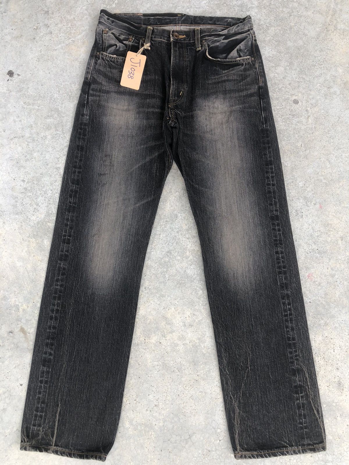 Edwin Japanese Edwin 505ZX Selvedge Denim Distressed Jeans Mudwash Size US 32 / EU 48 - 1 Thumbnail