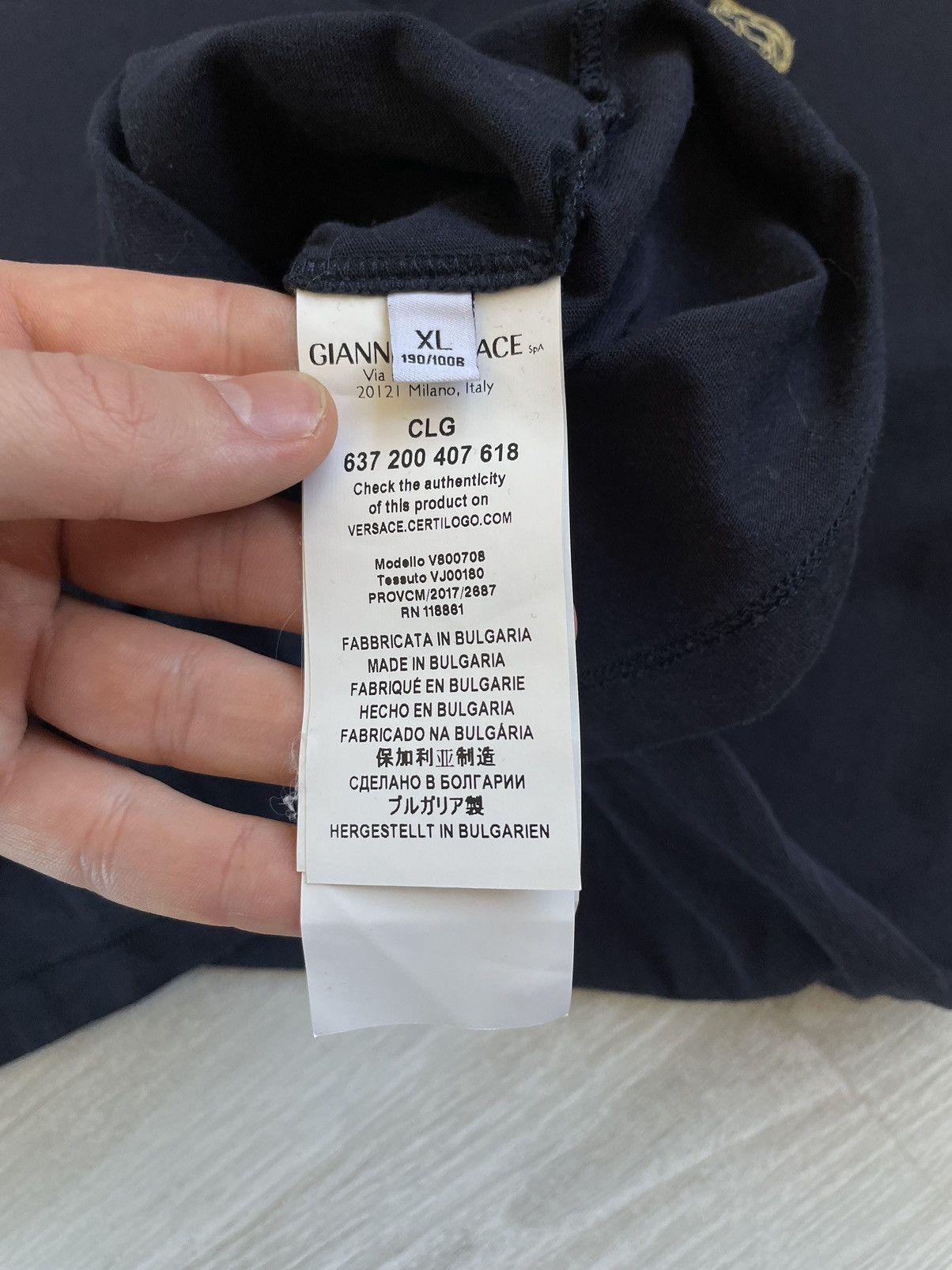 Versace × Versace Jeans Couture Versace Collection Luxury Polo Size US L / EU 52-54 / 3 - 7 Thumbnail
