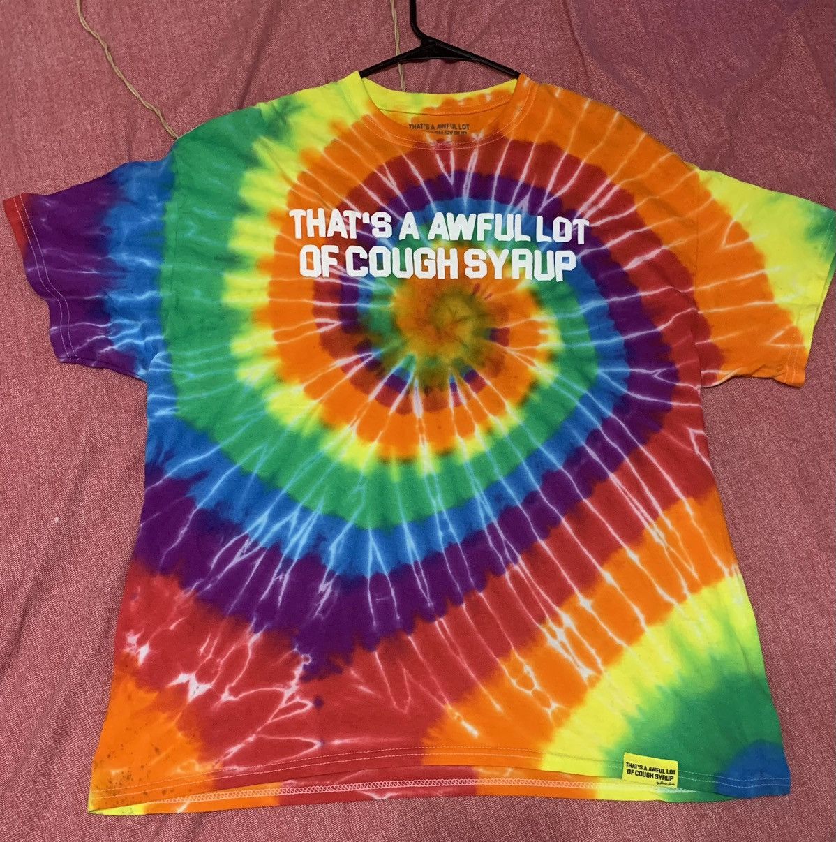 Awful Lot of Cough Syrup Tie Dye Awful Lot Of Cough Syrup Tee XL Size US XL / EU 56 / 4 - 1 Thumbnail