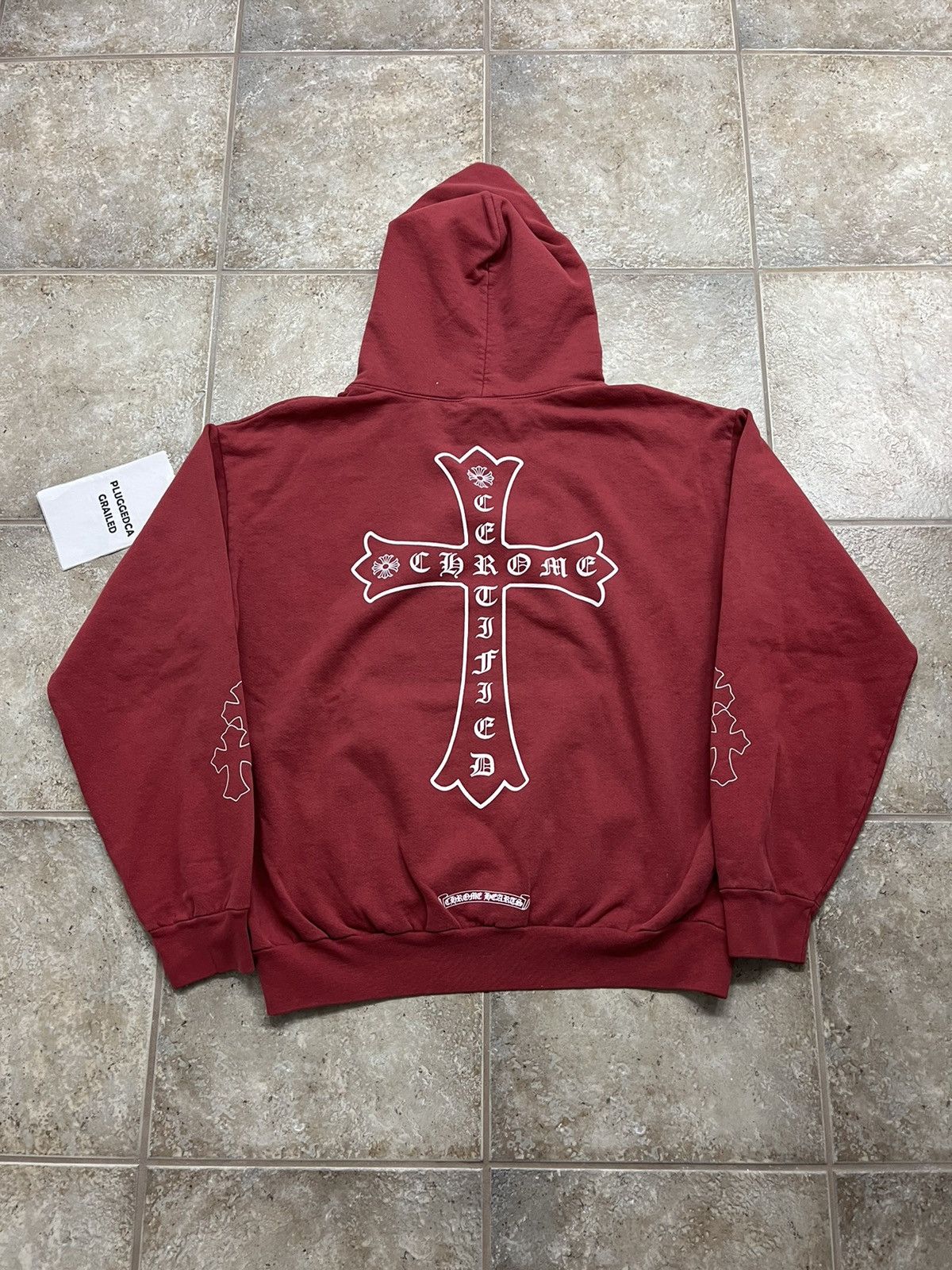 Chrome Hearts × Drake / Certified Lover Boy Hoodie Red Chrome Hearts X Drake “Certified Lover Boy” Friends & Family