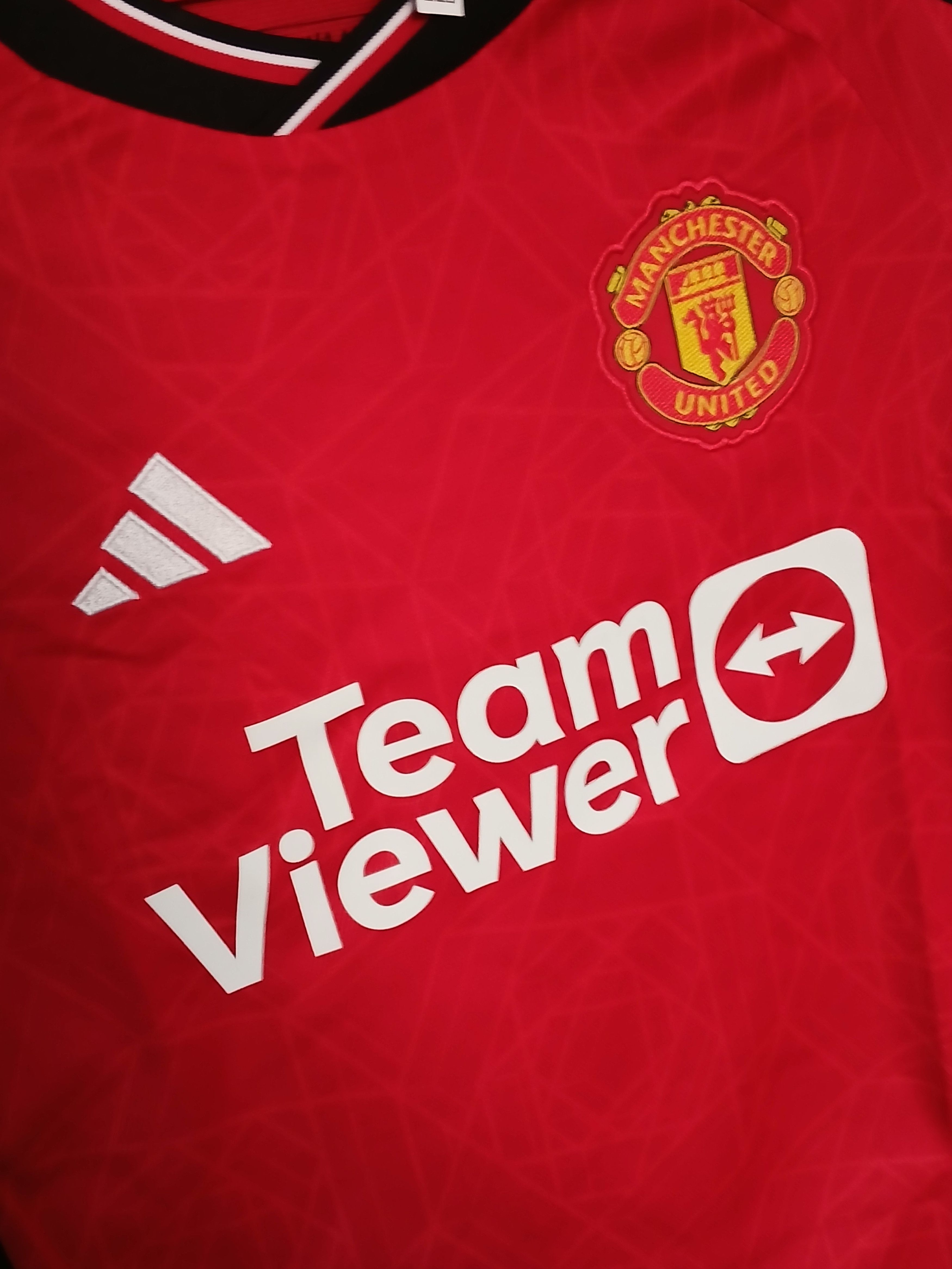 Adidas KIDS Manchester United 23/24 Home Football Jersey T-Shirt Size US S / EU 44-46 / 1 - 3 Thumbnail