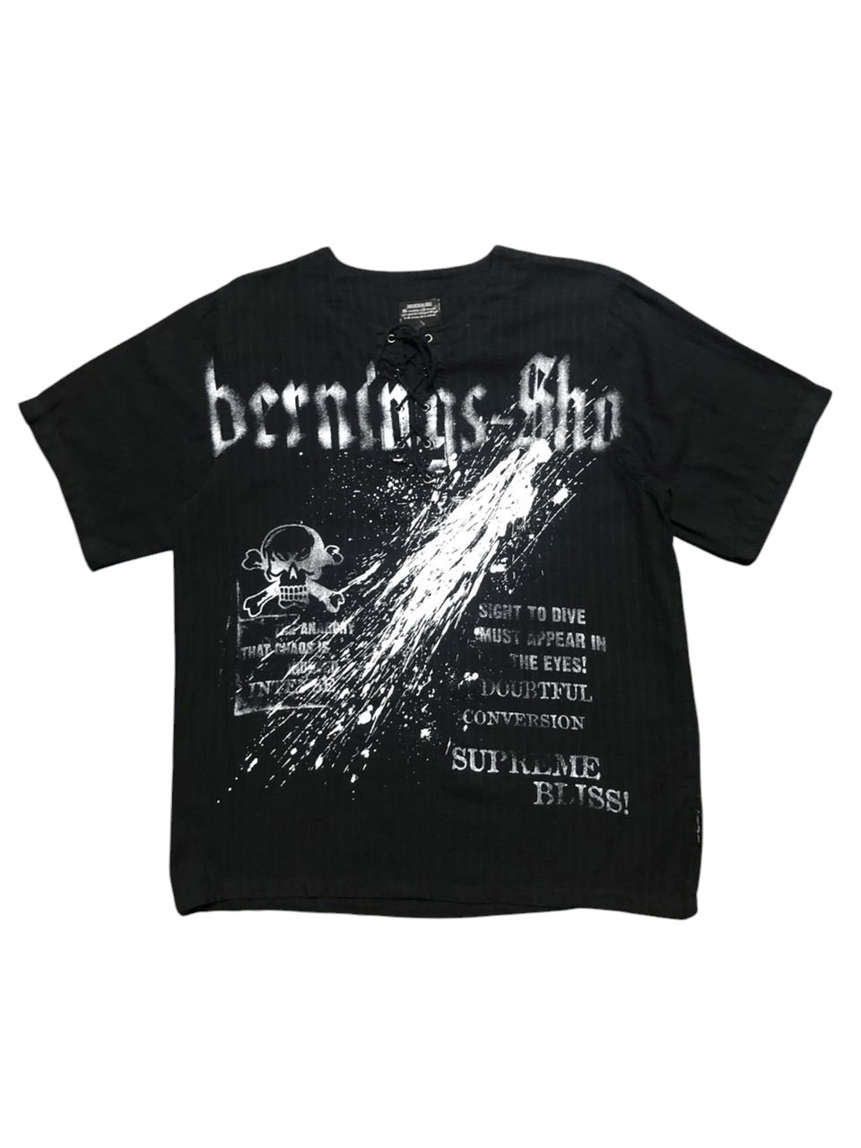 Japanese Brand RARE💥Burning Sho The Anarchy Black Shirt Size US M / EU 48-50 / 2 - 1 Thumbnail