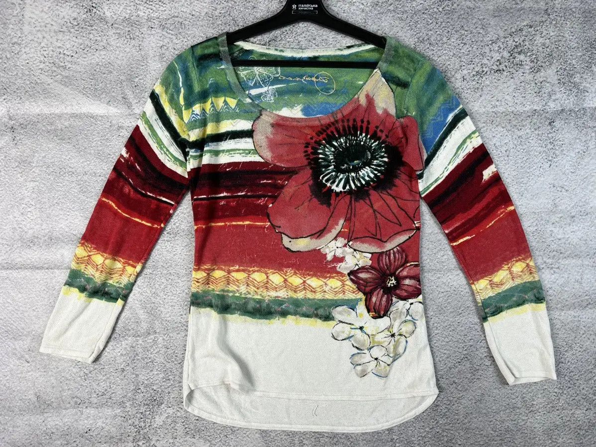 Desigual Desigual multicolour knit jumper Size XL / US 12-14 / IT 48-50 - 4 Thumbnail