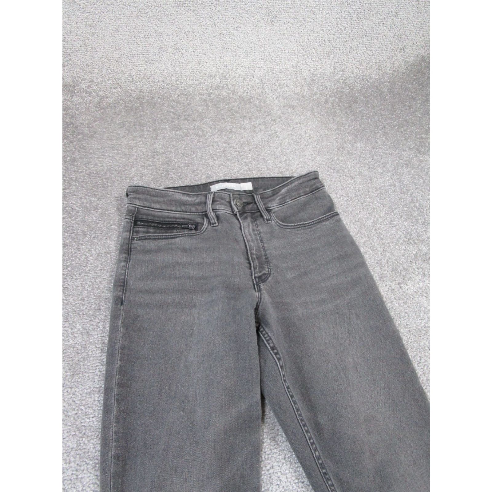 Athleta VINTAGE Athleta Womens Jeans Skinny Mid Rise 4 Gray Denim 2010s Size 27" / US 4 / IT 40 - 2 Thumbnail